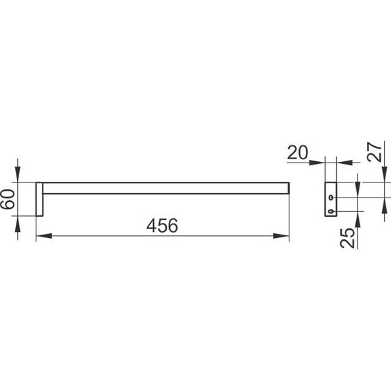 Полотенцедержатель Keuco Edition 90 46 см 19120010000 - фото 9
