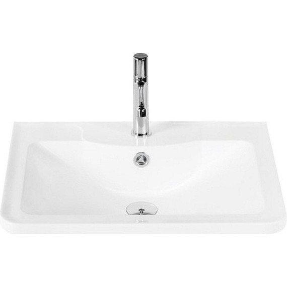 Тумба подвесная с раковиной BelBagno ALBANO-700-2C-SO-RNG 70 см, Rovere Nature Grigio, Цвет фасада: Rovere Nature Grigio - фото 3