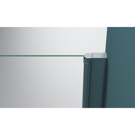 Душевое ограждение BelBagno 70x80 см ETNA-AH-1-70/80-C-Cr, хром/прозрачное - фото 4