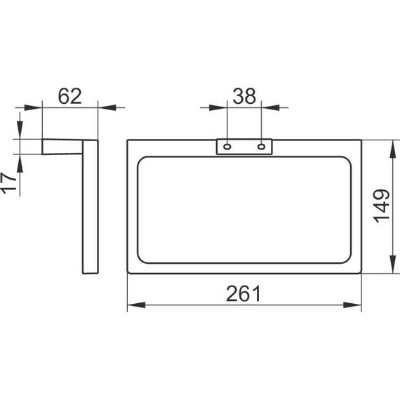 Кольцо для полотенец Keuco Edition 11 11121030000, цвет бронза - фото 3