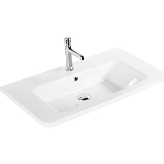 Тумба подвесная с раковиной BelBagno ALBANO-CER-1050-2C-SO-BL 105 см, Bianco Lucido, Цвет фасада: Bianco Lucido - фото 5