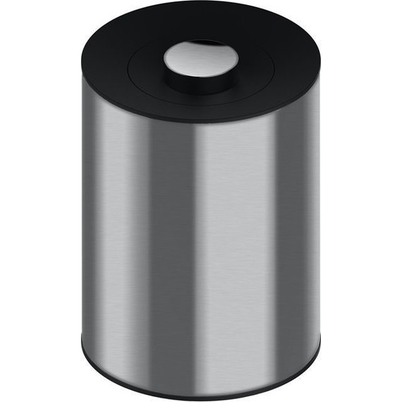 Ведро для мусора Keuco Plan 04989070037, цвет нержавеющая сталь/тёмно-серый - фото 