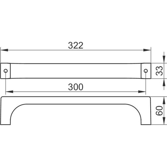 Поручень Keuco Edition 11 30 см 11107030000, цвет бронза - фото 3