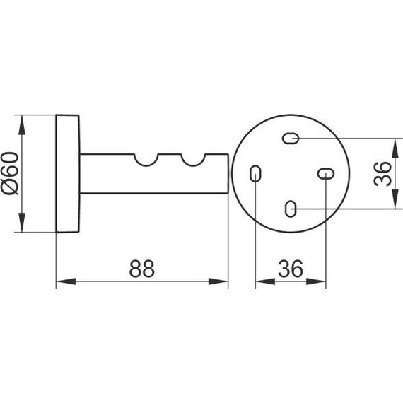 Двойной крючок Keuco Edition 90 19015010000 - фото 7