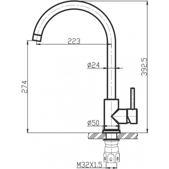 Смеситель для кухни BelBagno Armonica ARM-LAM-IN, сатин - фото 3