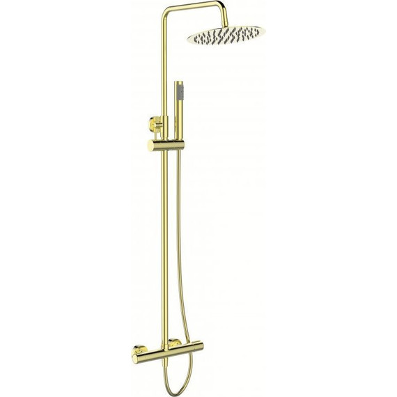 Душевая стойка BelBagno UNO-DOCM-ORO, золото, Цвет производителя: золото - фото 