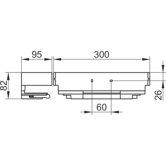 Полка Keuco Edition 11 11159130000, цвет хром чёрный - фото 4