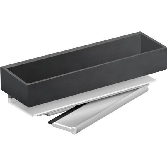 Полка Keuco Edition 11 11159130000, цвет хром чёрный - фото 2