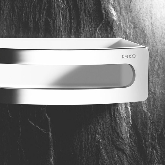 Полка Keuco Elegance 11658010000, цвет хром/белый - фото 4