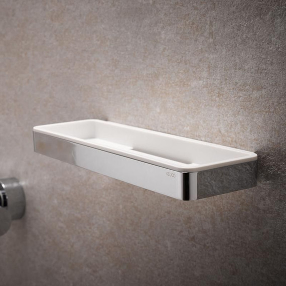 Полка Keuco Plan 14958010051, цвет хром/белый - фото 3