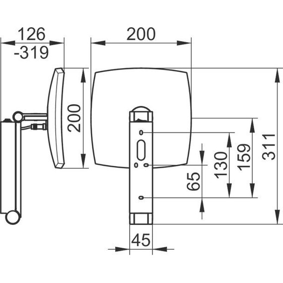 Зеркало косметическое настенное Keuco ILook_Move 17613019004 - фото 3