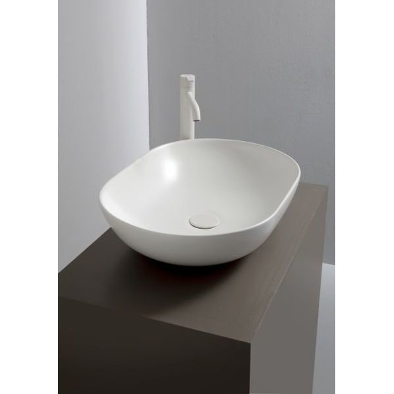 Раковина-чаша White Ceramic Balisong 60 см W080705, черный матовый - фото 2