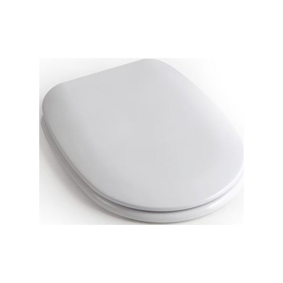 Сиденье с крышкой для унитаза White Ceramic Basic микролифт WC00S01SL - фото 