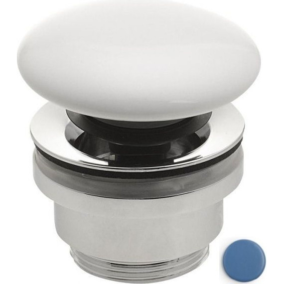 Донный клапан White Ceramic MEW0609BD, синий матовый - фото 