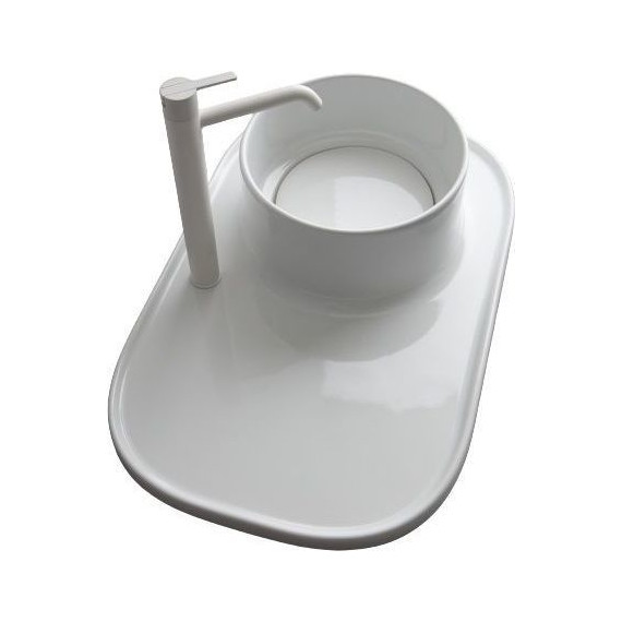 Раковина-чаша со столешницей White Ceramic Upper 70 см W300701 - фото 