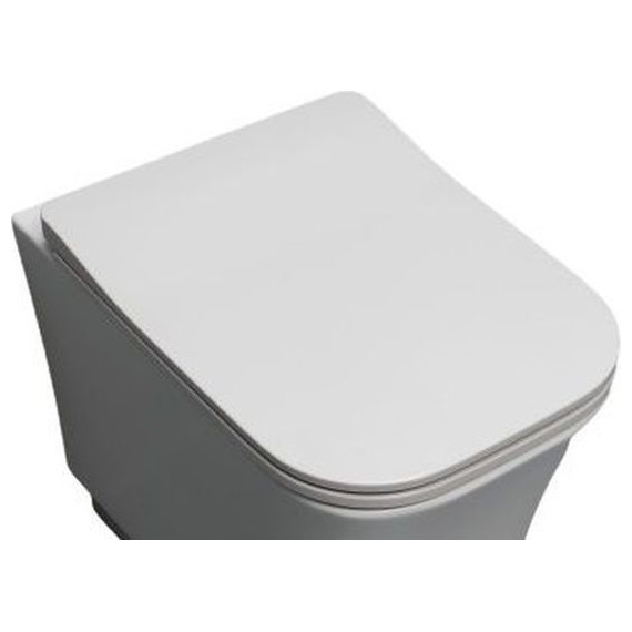 Сиденье с крышкой для унитаза White Ceramic Idea микролифт WC100S01SL - фото 