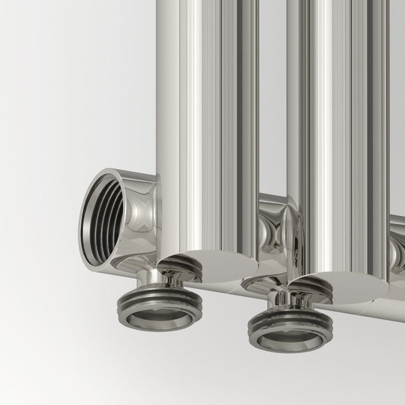 Радиатор Сунержа Эстет-1 180х1800 мм (4 секции) 00-0310-1804 нижнее левое подключение - фото 2