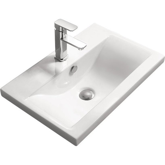 Раковина врезная на столешницу SantiLine 81 см SL-2101 (80) - фото 