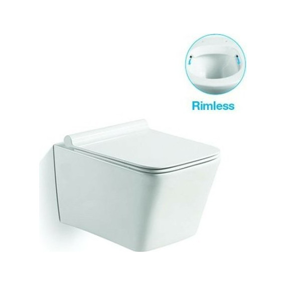 Инсталляция с подвесным безободковым унитазом SantiLine SL-5007+SL-01 - фото 2