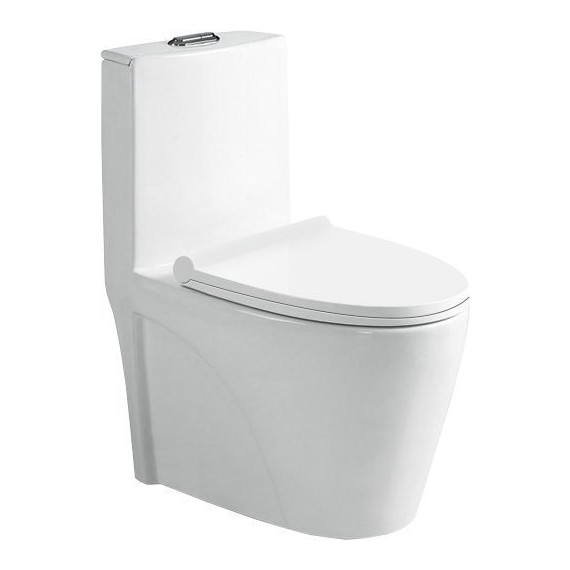 Унитаз-компакт безободковый SantiLine SL-5012 с крышкой микролифт - фото 