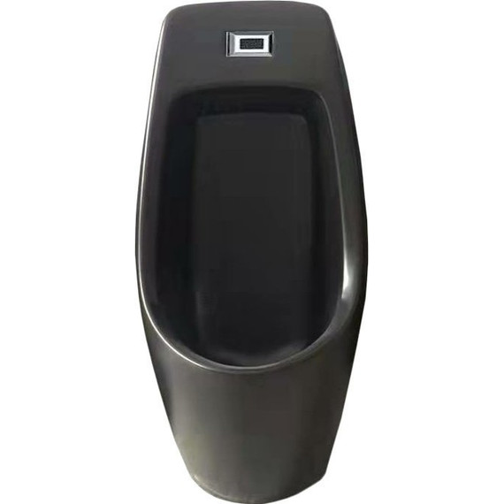 Писсуар подвесной сенсорный SantiLine SL-6002MB, черный матовый - фото 