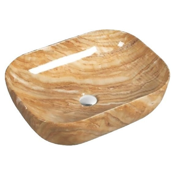 Раковина-чаша SantiLine 50 см SL-7025, под мрамор - фото 