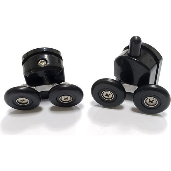 Душевое ограждение Abber Schwarzer Diamant 120х70 см AG30120BH-S70B-S70B, черный/прозрачное - фото 4