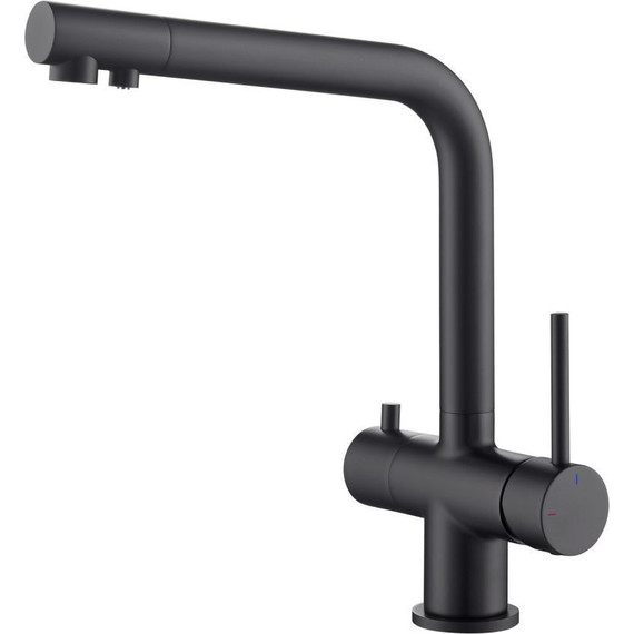 Смеситель для кухни Timo Saona 2396/03F, черный матовый - фото 