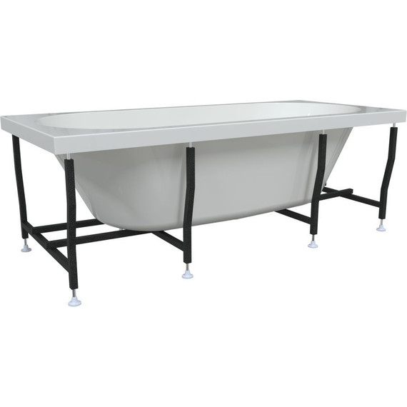 Ванна акриловая Радомир Вальс 180x80 см (в комплекте каркас и сифон), Размер - мм: 1800х800 - фото 6