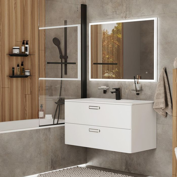 Смеситель для раковины Iddis Bild BILBL00i01, черный матовый - фото 5