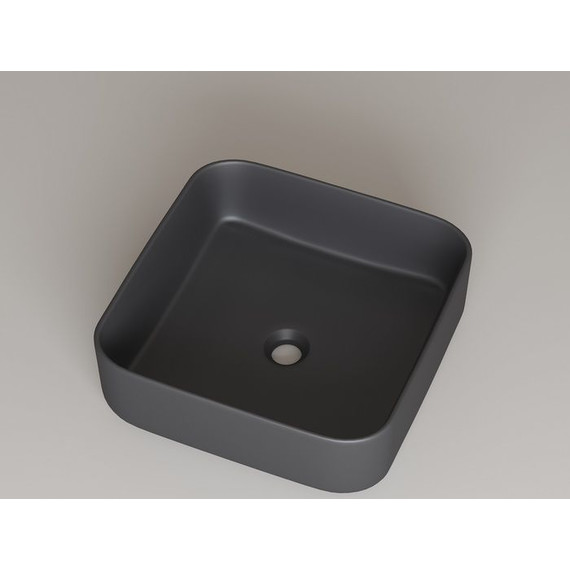 Раковина-чаша Iddis Bridge 39 см BRIGM04i27, серый матовый - фото 4