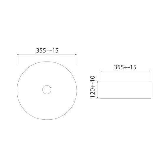 Раковина-чаша Iddis Ray 35 см RAYBM03i27, черный матовый - фото 5