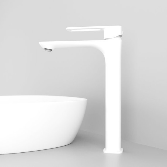 Смеситель для раковины высокий Iddis Slide SLIWT01i01, белый матовый - фото 3