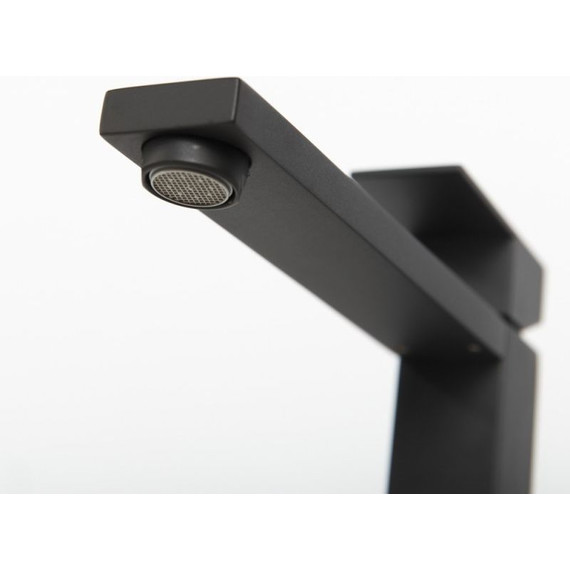 Смеситель для раковины высокий Cezares UNIKA-LC-NOP-W0, черный матовый, Цвет производителя: чёрный матовый - фото 2