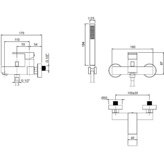 Смеситель для ванны Cezares UNIKA-VDM-03/24, золото, Цвет производителя: золото - фото 5
