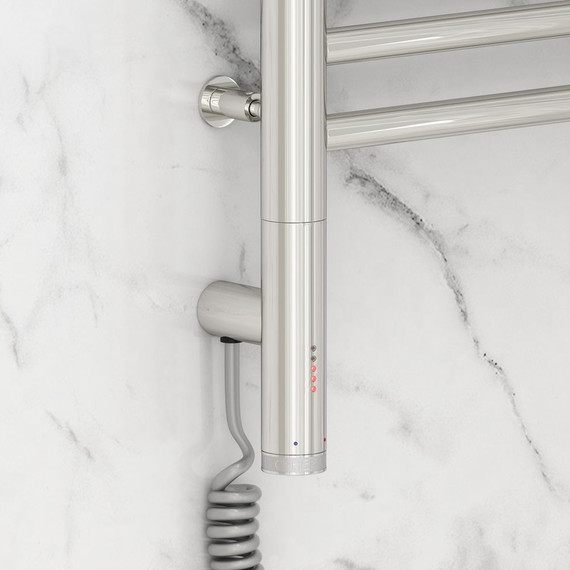 Полотенцесушитель электрический Сунержа Богема 3.0 П14 800x400 мм (выгнутая перемычка) 00-5802-8040 L - фото 3