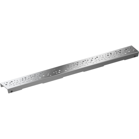 Решетка TECEdrainline "drops" для трапа 100 см 601031, нержавеющая сталь, хром матовый - фото 2