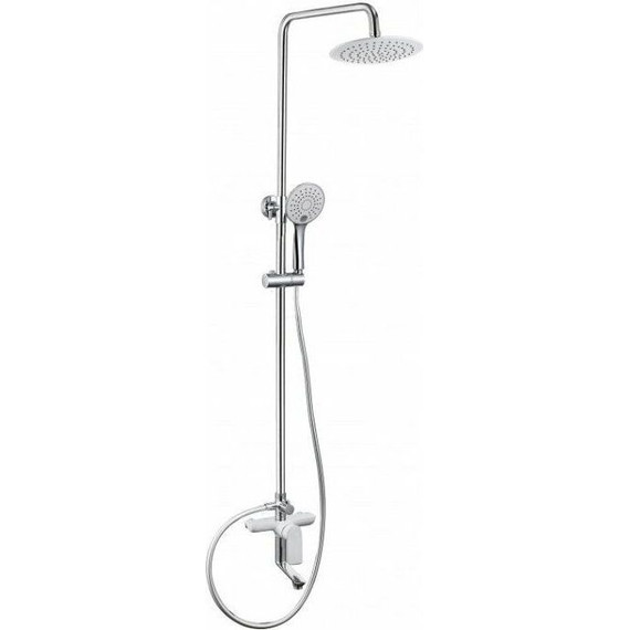 Душевая стойка Aquanet Arctic R AF520-72-R-CW 243325, хром/белый - фото 