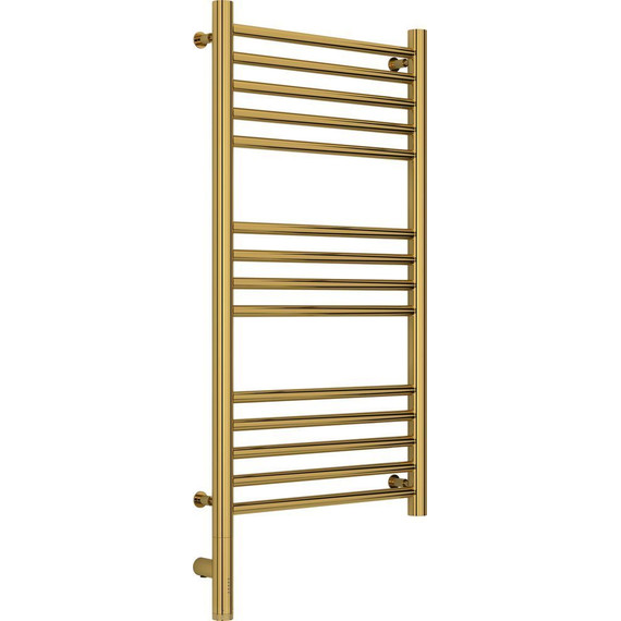 Полотенцесушитель электрический Сунержа Богема 3.0 П14 800x400 мм (прямая перемычка) 03-5804-8040 L, золото - фото 
