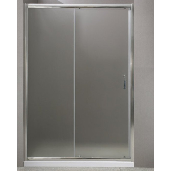 Душевая дверь BelBagno 150 см UNO-195-BF-1-150-P-Cr, хром/матовое - фото 