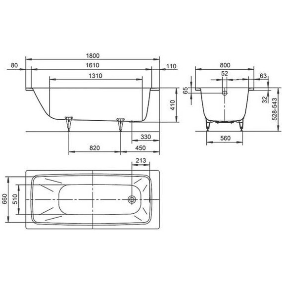 Ванна стальная Kaldewei Cayono 180x80 см mod. 751 anti-sleap + easy-clean 275130003001 - фото 10