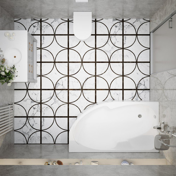 Ванна акриловая Тритон София 170х95 см L с каркасом - фото 8