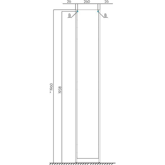 Пенал напольный Акватон Лондри 31 см 1A260603LH010, белый глянец - фото 5