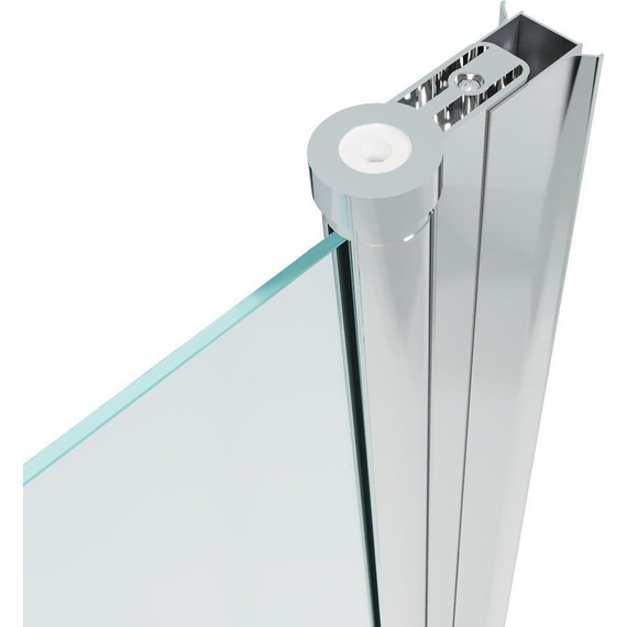 Душевая дверь Тритон Уно 100 см, алюминий/прозрачное - фото 8