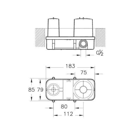 Скрытая часть Vitra Istanbul A42230 - фото 2