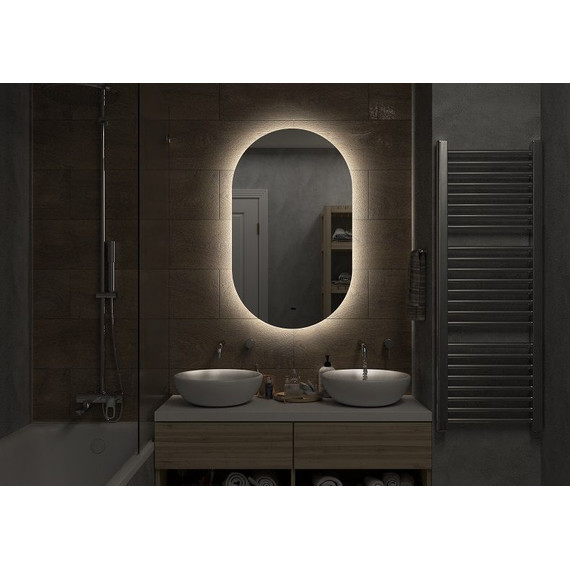 Зеркало Art&Max Torino Led 60 см AM-Tor-600-1000-DS-F - фото 4