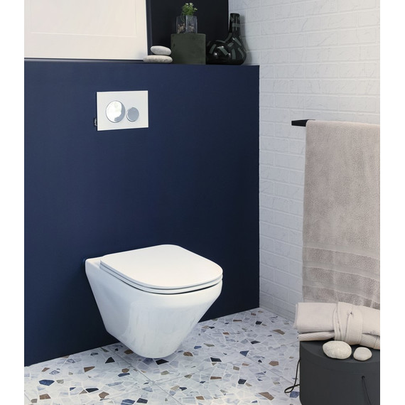 Инсталляция с подвесным безободковым унитазом Jacob Delafon Modern Life E21774RU-00 - фото 2