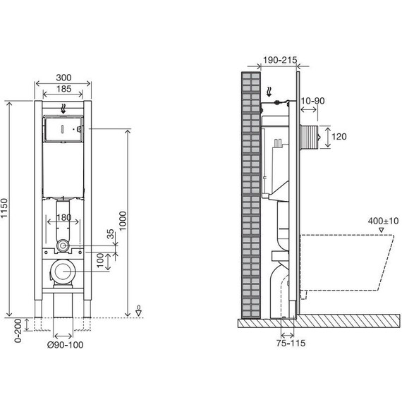 Инсталляция для унитаза Jacob Delafon E33130RU-NF - фото 5