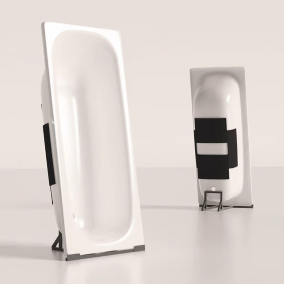 Ванна стальная ВИЗ MARION 160х70 M-61903 в комплекте с ножками - фото 5