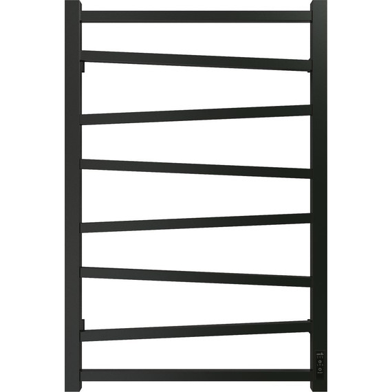 Полотенцесушитель электрический Grois ZigZag GR-103 R П8 500x800 мм, чёрный матовый - фото 